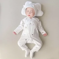 Детский осенний летний комбинезон для новорожденных, детское боди, пижама, длинный рукав