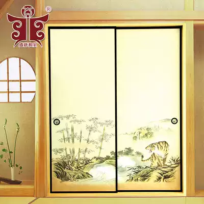 Shengtang Japanese room tatami cabinet door sliding door sliding door painted paper Japanese style Fusima cloth 8 series