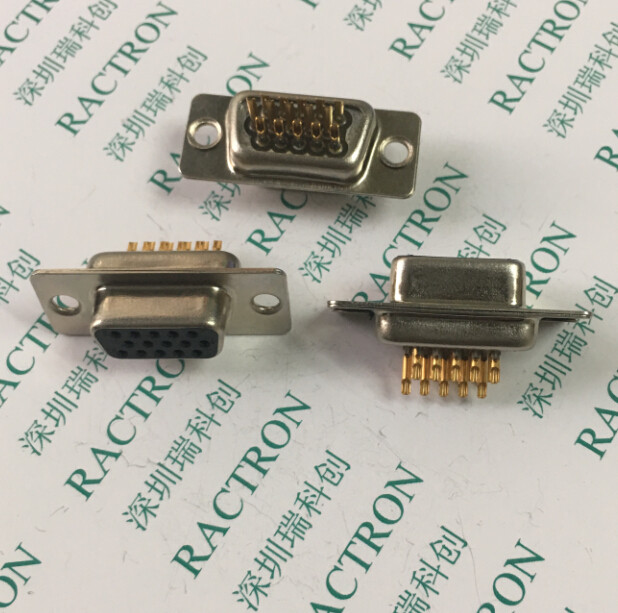 Filter Connector High density DB15 VGA100PF Master Head Welding Cup