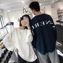  annerun sports sweater womens loose spring and autumn thickened mid-length casual top long-sleeved yoga fitness clothes