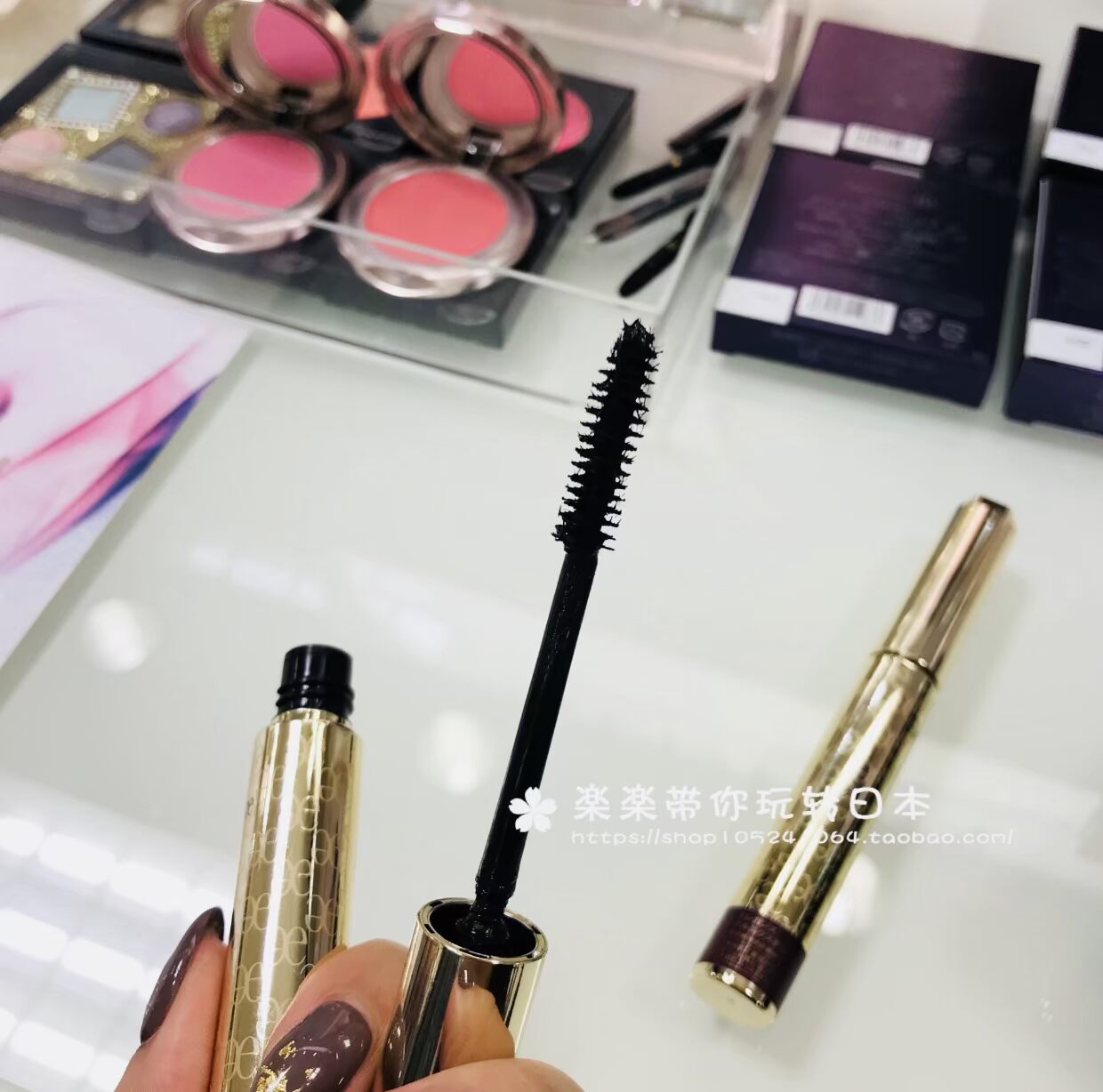 Nhật Bản dịch vụ mua sắm trực tiếp mail mới Elegance Yali Gesi mascara xoăn dài và dày - Kem Mascara / Revitalash chuốt mascara maybelline