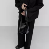 Оригинальное глянцевое ведро, кожаная сумка