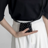 Dirtysix • Black Sugar Pearl 2 -Color Акриловая ручная ручная бусы с декоративным ультра -миническим пакетом