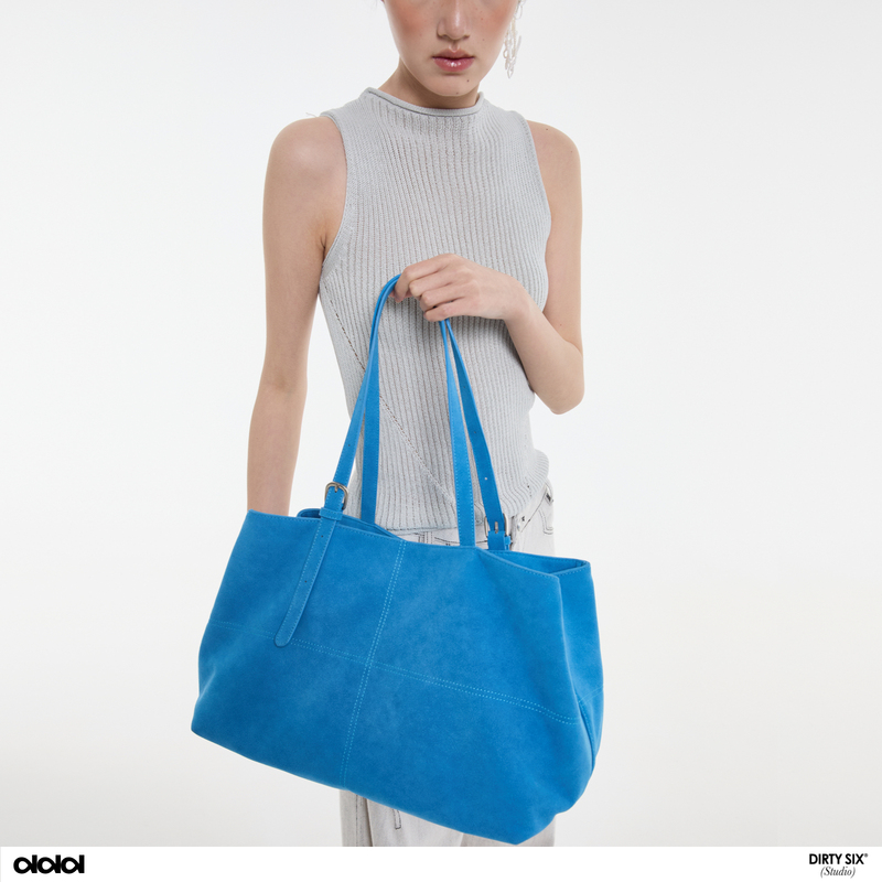 Dirtysix Original 2026 Spring City Brush Bag Matte Series Large Capacity Soft Leather Tote Bag