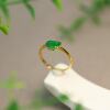 Myanmar natural grade A jadeite Ruyi head ring