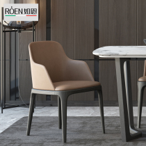 For example Nitalian modern Pole minimalist style dining chair designer style solid wood leaning back chair-like board room Leisure chair