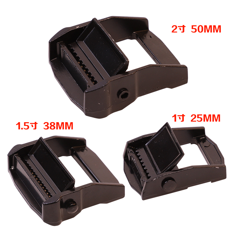 Car Tensioning Binder Press Buckle Black Electrophoresis Zinc Alloy Press Buckle Webbing Webbing Buckle Goods Tightening Cingulum Metal Buckle