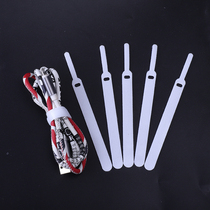 Black and white data cable finishing storage buckle Charging computer cable Headphone winding bundling artifact Velcro cable management tape