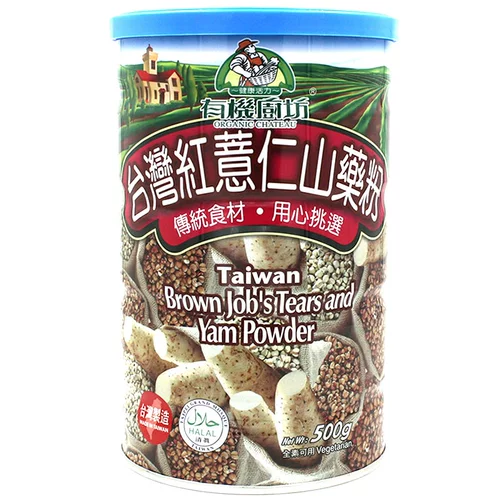 有机厨坊 Тайваньский красный Coix Ren Yama Powder Rice Powder Bremium размножение вентиляционных вентиляторов Funtion Fination 500G