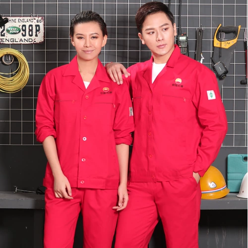 Красная униформа медсестры, осенний хлопковый износостойкий светоотражающий комбинезон для мальчиков, делается под заказ