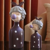 Скандинавская система хранения с бантиком для гостиной, декор, легкий роскошный стиль, подарок на день рождения