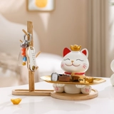 Фортуна кошачья крыльца Ключи к хранению украшений, чтобы войти в дверь домашней гостиной, декоративные принадлежности для перемещения новых подарков на жительство