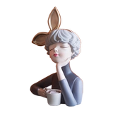 Скандинавская система хранения с бантиком для гостиной, декор, легкий роскошный стиль, подарок на день рождения