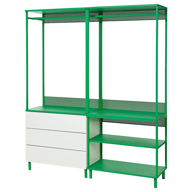 Ikea Prassa Open Shelving Unit, Green, 80X40X 60cm Ikea Prassa Open Shelving Unit, Green, 80X40X 60cm