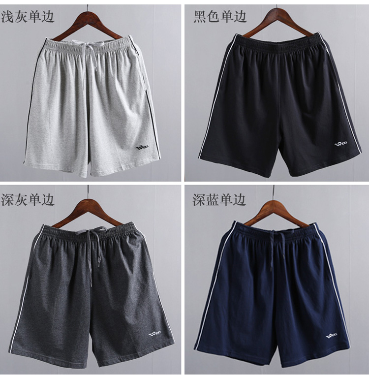 Quần short mùa hè cotton nam nhà ngủ quần lỏng cộng với phân bón XL phần mỏng năm điểm quần thể thao quần nóng