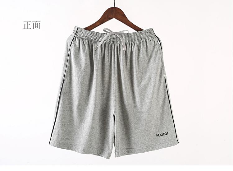 Quần short cotton nam mùa hè nhà quần lỏng quần ngủ cộng với phân bón XL thể thao quần cotton bãi biển năm quần