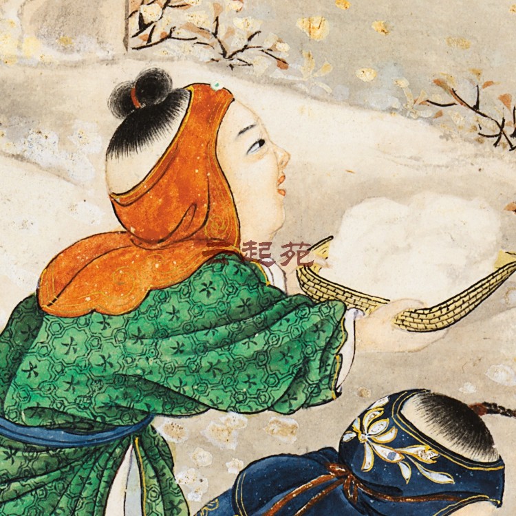 Clear Gold Kundrama Snow TussS High Definition Electronic Photo 74M Decorative Promotional Material