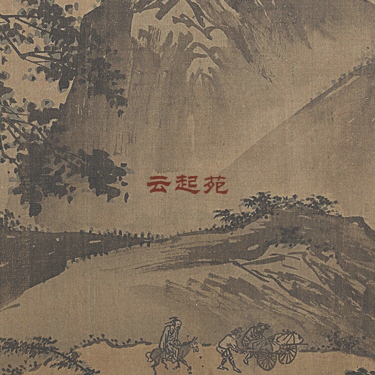 Ming Famous Imitation of Xia Guiyu Yangtze River Wanli TuJ HD Electronic Photo 629M Decorative Propaganda Material