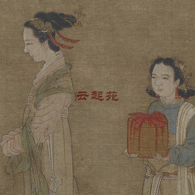 The Five Dynasties Zhou Wenju Palace Maiden Picture S Song Copy HD Electronic Picture 27M Decoration Promotional Material