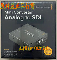 BMD Mini Converter Analog to SDI Converter Box Analog to Digital Audio and Video Converter