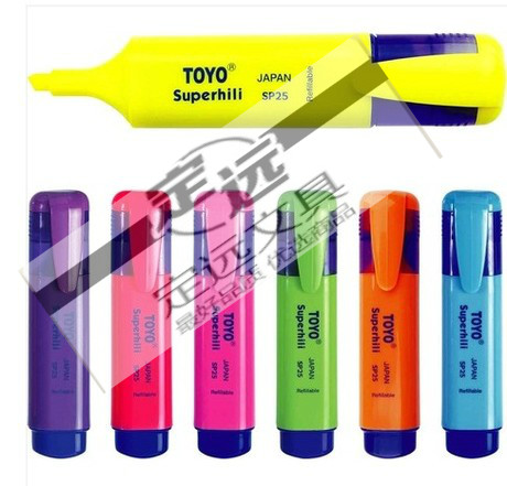 Toyo Fluorescent Pen Economical Fluorescent Pen SP-25 Fluorescent Pen Key Pen