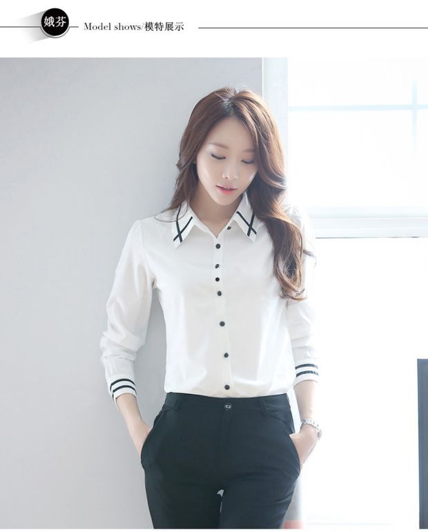 Áo sơ mi nữ tay dài 2018 thu mới phiên bản Hàn Quốc đã mỏng voan size lớn cộng với áo nhung dày ấm áp mùa đông mẫu áo sơ mi đẹp 