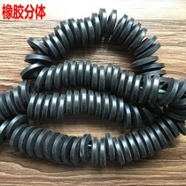Black rubber elastic ring Split combination pad Coupling pin sleeve Rubber seal ring Quick connection buffer pad