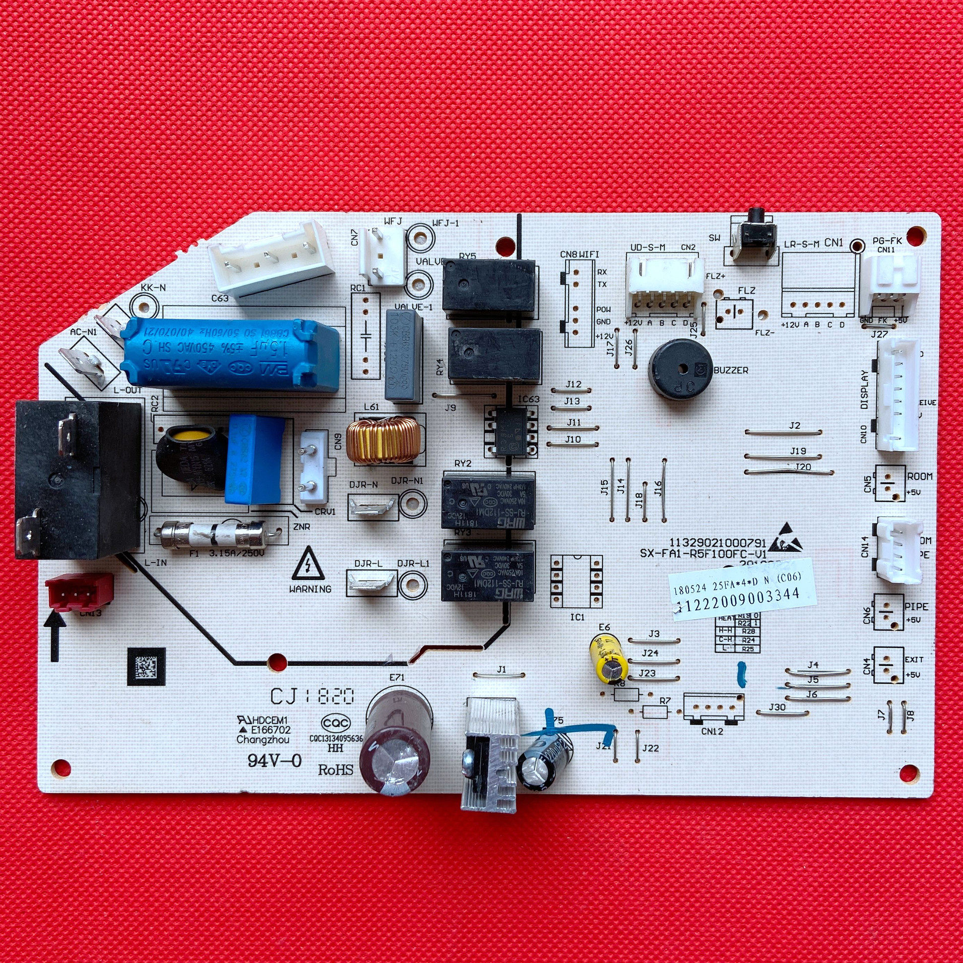 AUX hang-up air conditioner KFR-25G NFB 3 main board SX-FA1-R5F100FC-V1 computer board