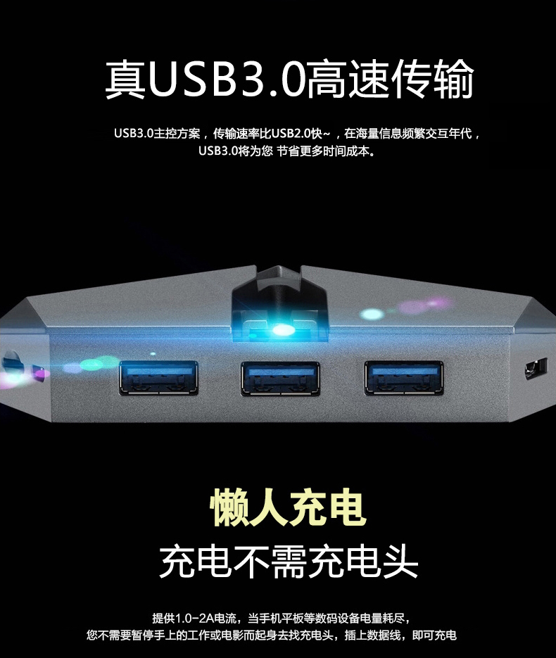 New Alliance ma bọ cạp hub chuột HUB USB splitter đầu đọc thẻ 3.0 2.0 máy tính với tốc độ cao kéo dài - USB Aaccessories quạt kẹp