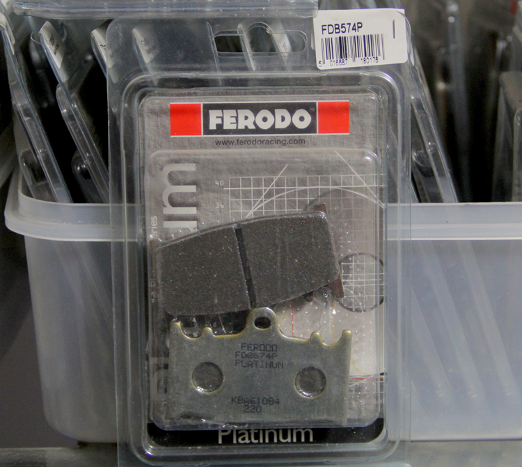 Má phanh trước của FERODO Firodo Mâm phanh trước Kawasaki 1000 / ZX1100 / ZZR1100GT - Pad phanh má phanh dầu xe máy