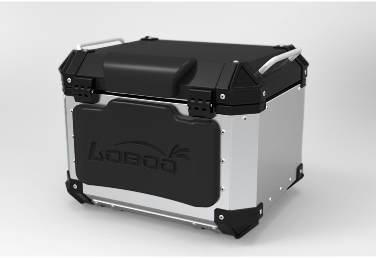 LOBOO củ cải xe máy đuôi hộp lại pad phổ travel lại nhôm side box sao lưu đuôi hộp lại thùng sau xe máy nhỏ gọn