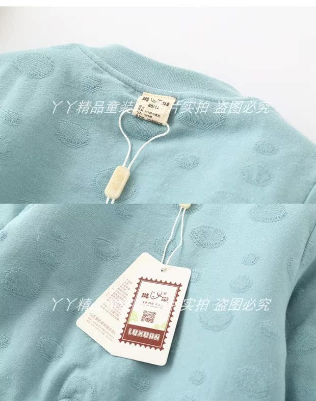 Trẻ sơ sinh trẻ nhỏ mùa thu và mùa đông bông mỏng mở tập tin jumpsuit bé romper phù hợp với áo choàng trang phục jumpsuit bodysuit