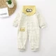 Trẻ sơ sinh trẻ nhỏ mùa thu và mùa đông bông mỏng mở tập tin jumpsuit bé romper phù hợp với áo choàng trang phục jumpsuit jumpsuit trẻ em thu đông