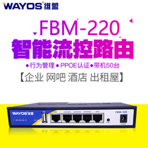 WAYOS Alliance FBM220 Multi WAN interface Smart QOS PPPOE surfing behavior management enterprise-grade routers