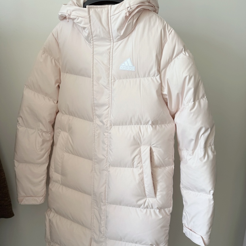Adidas/Adidas Unisex Duck down Thickened Windproof Loose Hooded Warm down Jacket Kq5535