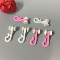 Curtain pulley U-shaped rail pulley adhesive hook wheel plastic wheel curtain pulley curtain pulley curtain mosquito net pulley