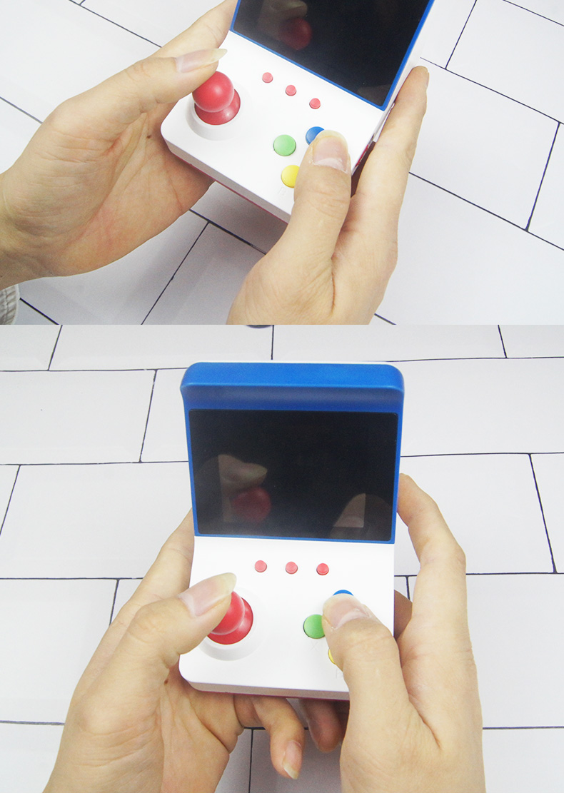 Bàn điều khiển trò chơi điện tử mini Mini Mini cầm tay Mini đôi hoài cổ Vintage Máy chơi game cầm tay Super Mario - Bảng điều khiển trò chơi di động máy chơi game retro mini