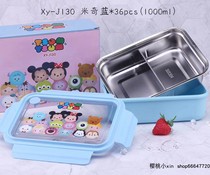 Cartoon stainless steel 304 bento box chincho Spider Man car story lunch box 1000ML lunch box