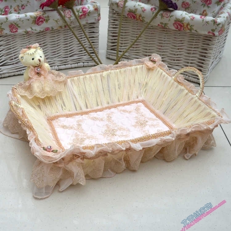 Debris Basket Water Fruit Basket Food Intake Basket Candy Basket Key Mobile Phone Remote COSMETICS CONTAINING BASKET