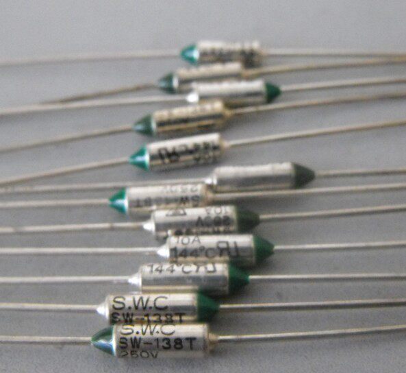 South Korea's S W C temperature fuse 144 degrees