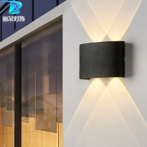 Outdoor wall lamp waterproof minimalist Nordic lighting exterior wall outdoor garden villa staircase aisle courtyard wall washer