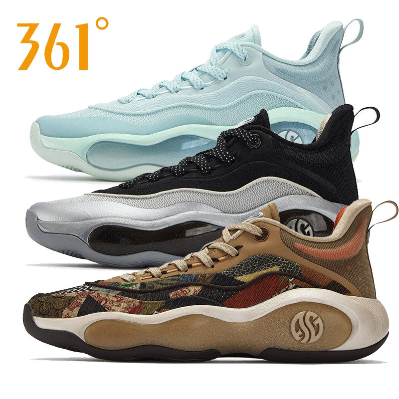 361 Men's Combat Boots Basketball Signature Shoes Leather Surface New Product 2026 Spring and Autumn Cushioning Practical Sports Shoes 1102