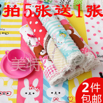  Pure cotton childrens placemat cloth cartoon lace Primary school students dining placemat shoot 5 get 1 free