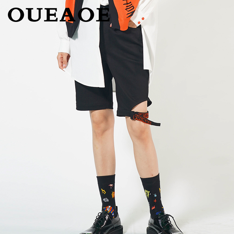 Trendy Brand Ou E Genuine Product 2023 Spring Collection Stretchy Cycling Leggings Slim Fit Plus Size Versatile Five-Point Shorts Trendy Brand Ou E Genuine Product 2023 Spring Collection Stretchy Cycling Leggings Slim Fit Plus Size Versatile Five-Point Shorts