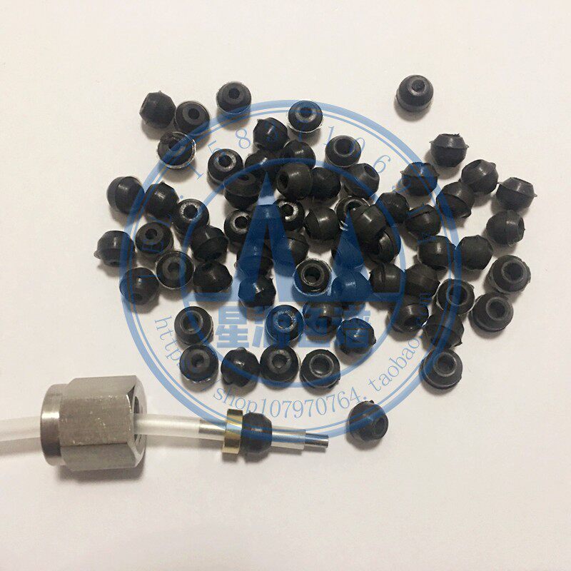 浙江福立气相色谱配件9790气路密封垫氟胶鼓型密封垫2/3mm