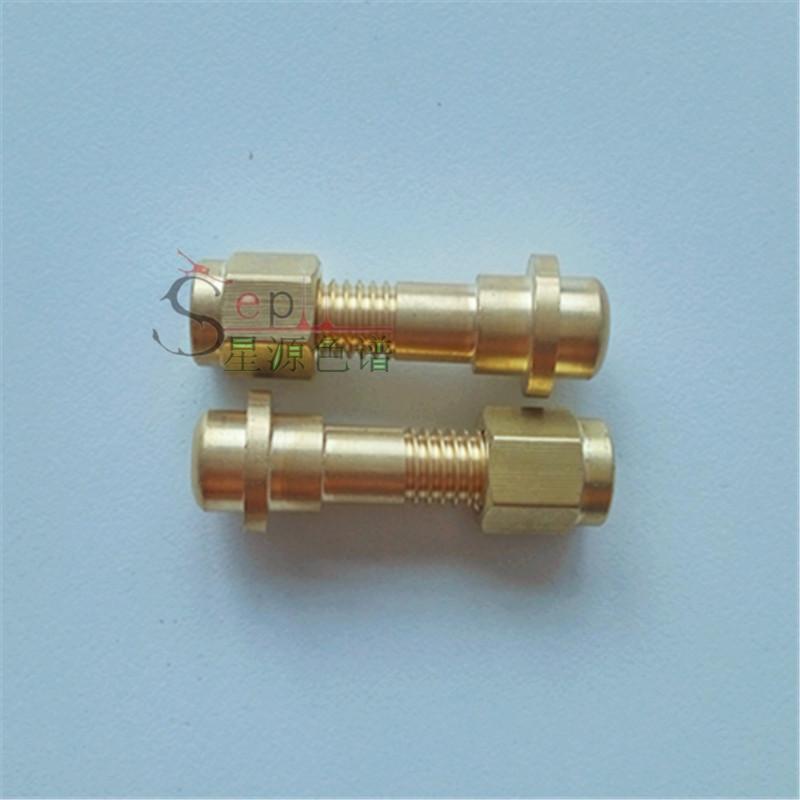 色谱减压阀铜管接头1/8 3mm1/4全铜实验室气路卡套接头