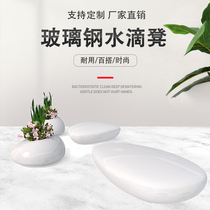 Creative Outdoor Resting Public Bench Glass GRP Drop Stool Mall Casual Chair Subbeauty Chen Flower Pot Chair Combination