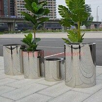 Custom Mall Hotel Office Office Office Interior Portfolio Brief Stainless Steel Flower Pot Vase Flower