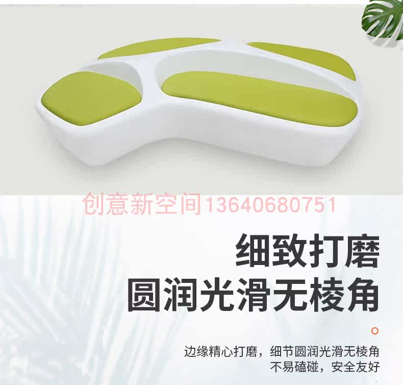 Custom Creative Glass Fiber Seat Mall Clubhouse Lounge Lounge Chairs Profiled Sample House Display Center Sofa Hall Bench