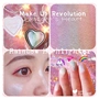 Spot Makeup Revolution Unicorns Unicorn Five-Color Rainbow Love Hình trái tim nổi bật highlight tạo khối